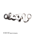 Edix ED4 Rose Hackamore Bridle Edix ED4 Rose Hackamore Bridle